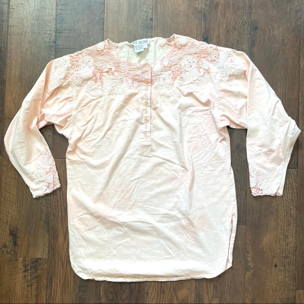 TOGETHER peach top, size L